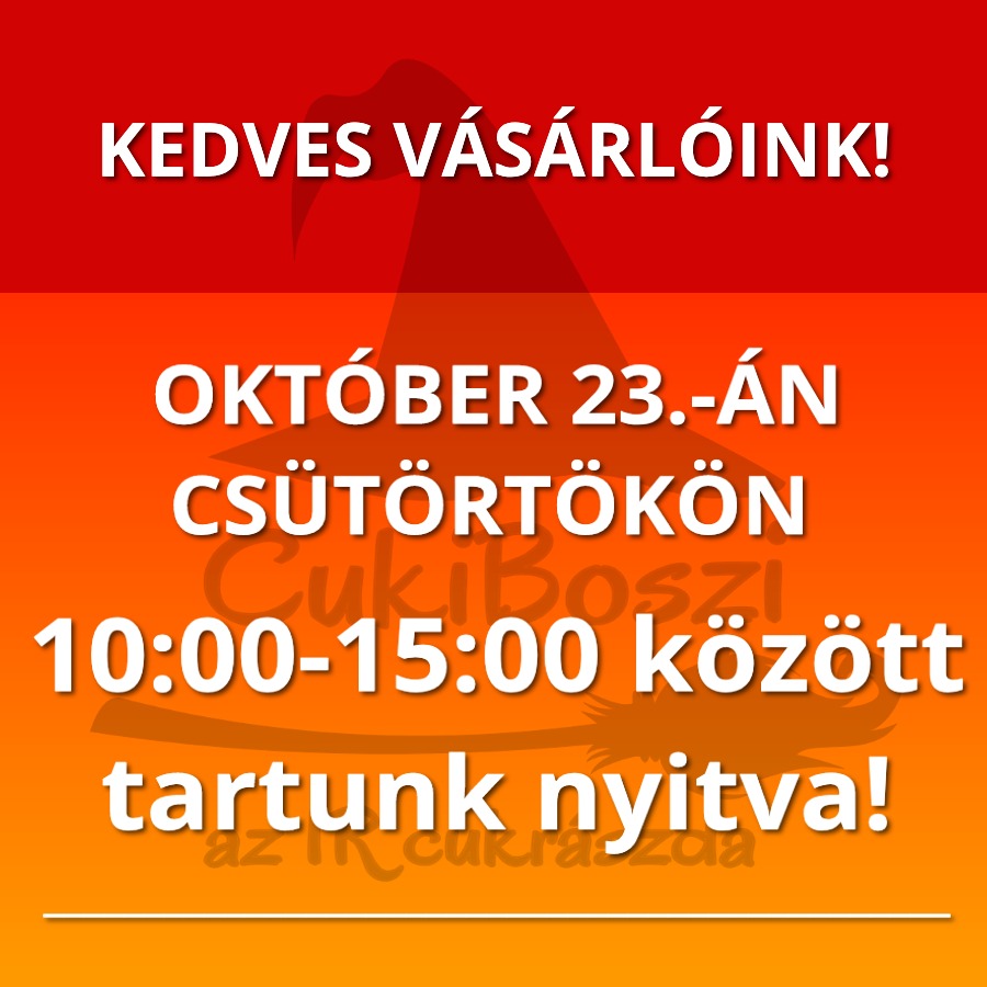 nyitvatartás 2025.10.23 10:00-15:00