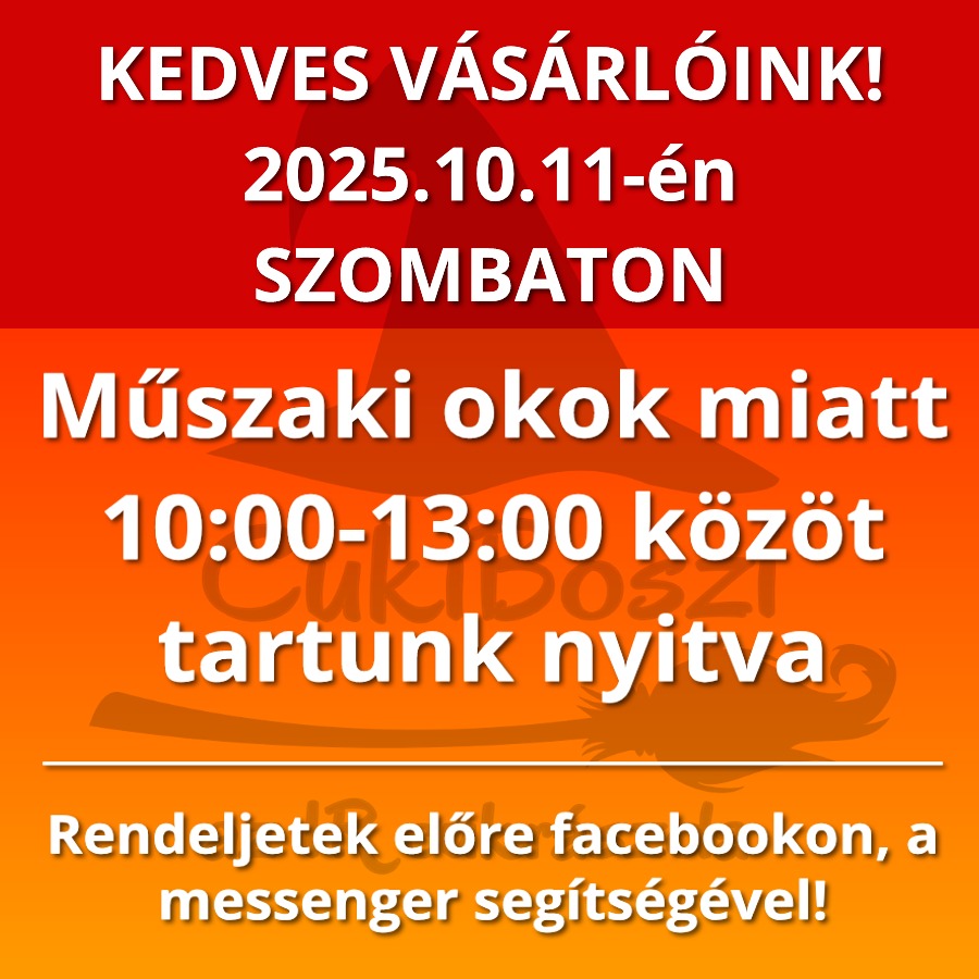 nyitvatarttás 2025.10.11 10:00-13:00