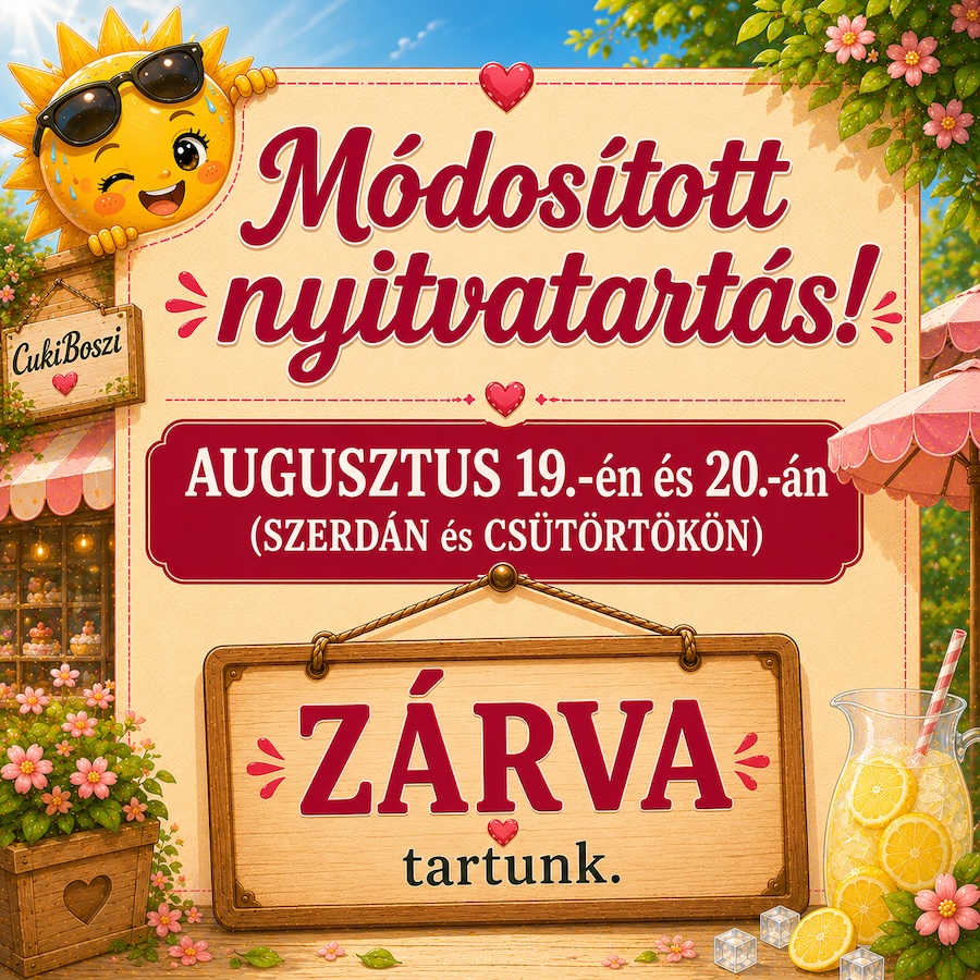 Módosított nyitvatartás